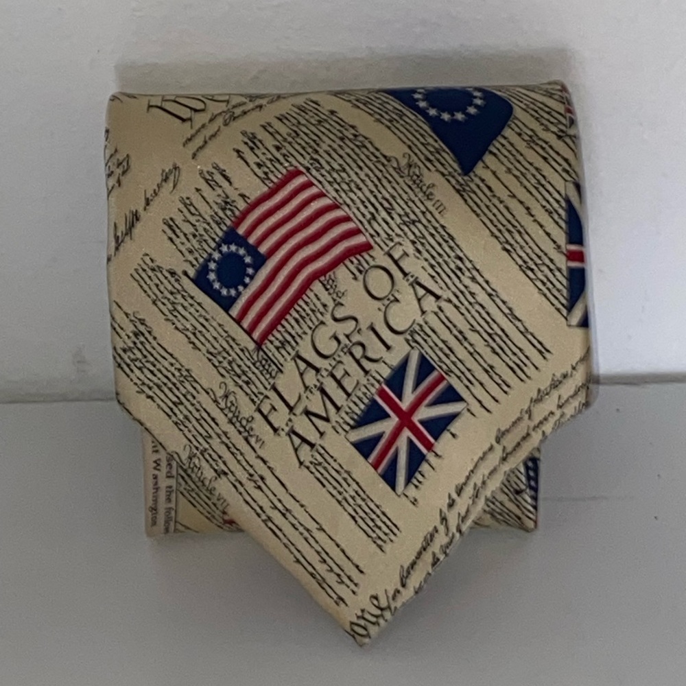 Flags of America Neck Tie